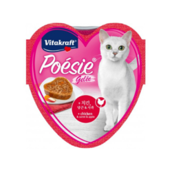 Vitakraft Poesie Chicken, Carrot and Apple in Jelly Wet Cat Food 85g