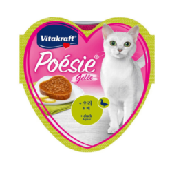 Vitakraft Poesie Duck Pear in Jelly Wet Cat Food 85g