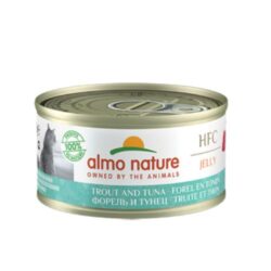 Almo Nature Cat HFC Jelly Trout & Tuna Canned Food 70g