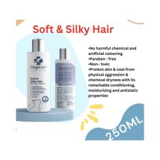 Megacare Shampoo for Anti Fungal, Anti Irritant and Itch, Soft Silky Hair 250ml - Soft & Silky Hair