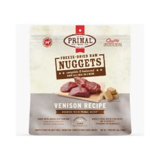 [Free gift for any Flavour x 2pkts] Primal DOG Freeze-Dried Nuggets for Dogs (14oz) - Venison