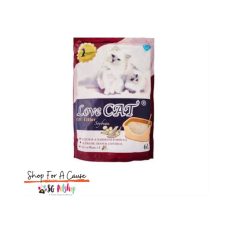 LOVE CAT Tofu Cat Litter 6L x 6pkts(1carton) - Soybean