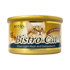 Bistro Cat Wet Food 80g (24 cans) - Tuna & Katsuobushi