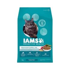 IAMS 3kg Cat Food Dry Kibbles Cat Dry Food 3kg - Indoor Wt & hairball