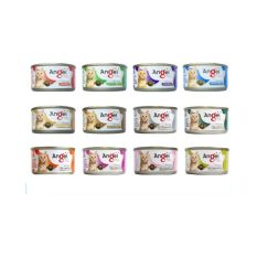 Angel Jelly 80g & Broth 70g Cat Wet Food (24 cans) - Jelly RandomMix4