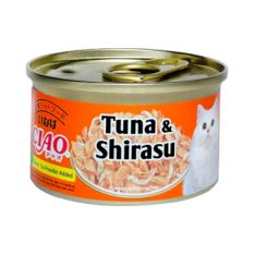 Ciao Jelly Cat Canned Food (24 cans X 75g) - Tuna with Shirasu