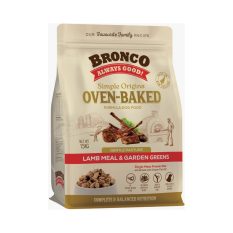 Bronco Simple Origins Oven-Baked Dry Food for Dogs, 1.5kg - Lamb