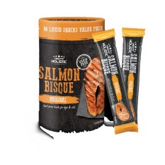 Absolute Holistic Liquid Bisque Treats for Dogs & Cats (Tub) | (15g x 60 Sticks) - Salmon (Original)