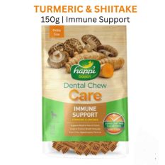 Happi Skippi Dental Chew Care 18pcs/150g (Petite 2.5") HIP JOINT | SKIN COAT | GUT | Happi Doggy - Immune Support