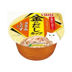 CIAO Cup Grilled / Pudding Tsurun / Jelly / Kinnodashi Cat Food (6cups) - Chkn Fillet Shirasu