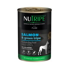 Nutripe Dog Can 390g | Tripe | Beef | Lamb | Salmon | Chi - salmon