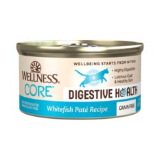 Wellness Cat Core Digestive Health Cat Canned Food 3oz - Whitefish x 12