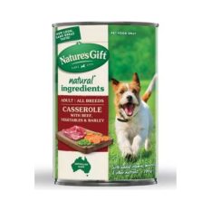 Nature's Gift meal Time dog Can food 700g - Beef Veg. Barley