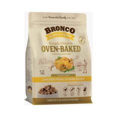 Bronco Simple Origins Oven-Baked Dry Food for Dogs, 1.5kg - Chicken