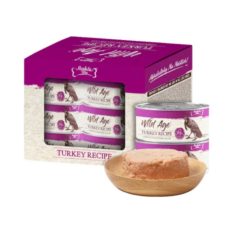 Absolute Bites Wild Age Cat Can Food 80g x 6cans - Complete & Balance Diet, Natural & Tasty - Turkey