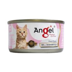 Angel Jelly 80g & Broth 70g Cat Wet Food (24 cans) - Tuna ChicHam Jelly