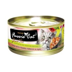 Fussie Cat BLACK LABEL Canned Wet Food Tuna Series (80g x 24 cans) - Prawn