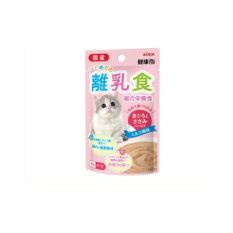 ** PROMO** Aixia Kenko Tuna With Chicken Paste Kitten Pouch Cat Food 40g x 12 - exp. date in Nov. 26