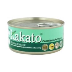 Kakato Human Grade Canned Wet Food for Dogs & Cats (70g) x 12 cans / 24 cans - Tuna Cheese