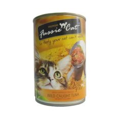 Fussie Cat Wild Caught Tuna Range Wet Cat Canned Food 400g (24 Cans) - Tuna