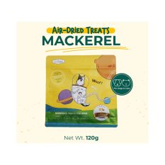 aTwoValley Air Dried for Dogs Venison/Beef/Shark Meat 40g - 160g - Mackerel Fish 120g