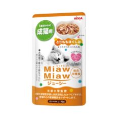 Aixia Miaw Miaw Juicy Pouch 60g (Complete Food) - Chickthigh flakes