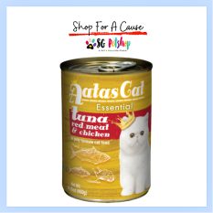 Aatas Cat Essential In Jelly Canned Cat Food 400g - Tuna Red Meat & Chkn