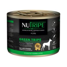Nutripe DOG Pure Gum-Free Wet Food 185g (12 cans / 24 cans) - Dog - Green Tripe