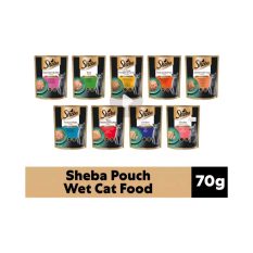 Sheba Pouches Cat Wet Food 70g - 24pkts - Chicken