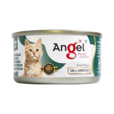 Angel Jelly 80g & Broth 70g Cat Wet Food (24 cans) - Tuna Surimi Jelly