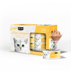 Kit Cat Pure Promise Natural Slow-Cooked Cat Food Bundle of 12 80g - Tuna Chick Pumpkin