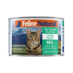 [Bundle 6 Cans] Feline Natural Canned Wet Cat Food [170g] - Lamb Feast