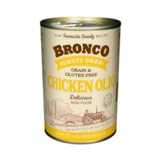 Bronco Olio Grain & Gluten Free Wet Dog Food 390g - Chicken