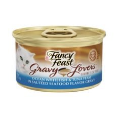 Fancy Feast GRAVY LOVERS (24 cans x 85g) - Ocean whitefish