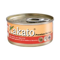 Kakato 100% Human Grade Wet Food for Cats & Dogs 170g - Salmon in broth