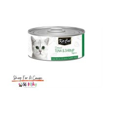 Kit Cat DEBONED Topper Canned Wet Food [MIXABLE - 24 cans x 80g] - Tuna & Shrimp