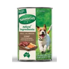 Nature's Gift meal Time dog Can food 700g - Kangaroo Veg. & Rice
