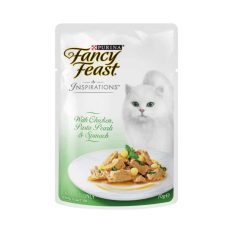 Fancy Feast Inspirations Wet Food - Chic,Pasta, Spinach