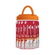 Aatas Cat Creme Puree Cat Treat Tub 50s (Chicken Liver, Tuna Chicken, Chicken Surimi, Tuna Surimi) - Tuna Surimi