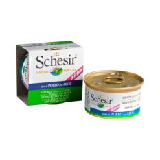 Schesir Nature Cat Canned Food 85gram (kitten/ senior) - Kitten Chicken Aloe