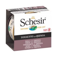 Schesir Nature Cat Canned Food 85gram (kitten/ senior) - Tuna Quinoa