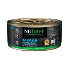 Nutripe CAT Pure with Green Tripe Gum Free Wet Food (95g x 24cans) - Salmon