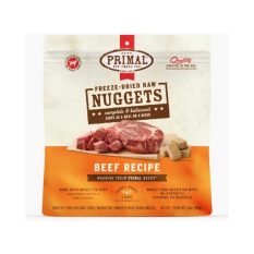 [Free gift for any Flavour x 2pkts] Primal DOG Freeze-Dried Nuggets for Dogs (14oz) - Beef