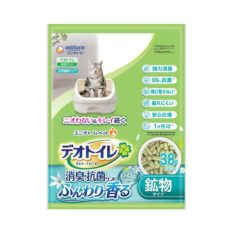 UniCharm Cat Litter Box Top Deck Pellets - Natural Scented 3.8L