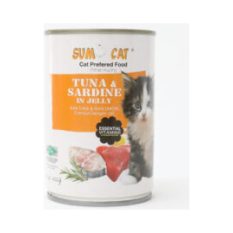 Sumo Cat Canned Food in Jelly (400g) - Tuna & Sardine