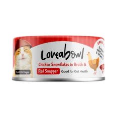 Loveabowl Tuna/Chicken Ribbons Cat Wet Food 80g - Chicken Red Snapper