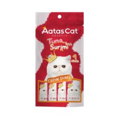 Aatas Cat Creme Puree Treats (14g x 4sticks)k - Tuna Surimi