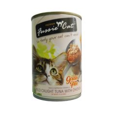 Fussie Cat Wild Caught Tuna Range Wet Cat Canned Food 400g (24 Cans) - Tuna & Chicken