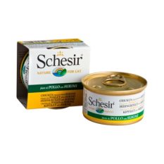 Schesir Nature Cat Canned Food 85gram (kitten/ senior) - Tuna Whitebait