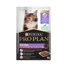 Pro Plan Pouch Cat Wet Food - Kitten Salmon Gravy